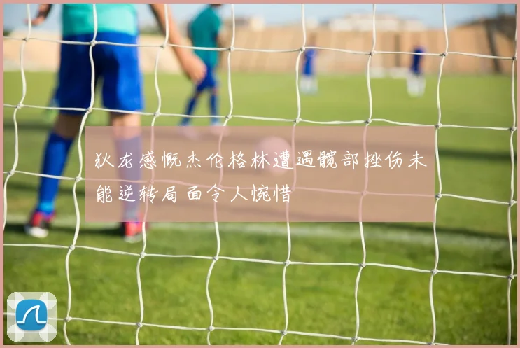 狄龙感慨杰伦格林遭遇髋部挫伤未能逆转局面令人惋惜